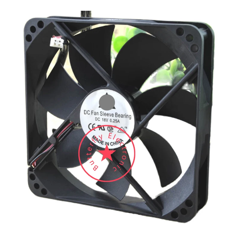 

BRAND NEW 12025 12CM DC 18V 0.25A MAGNETIC COOLING FAN