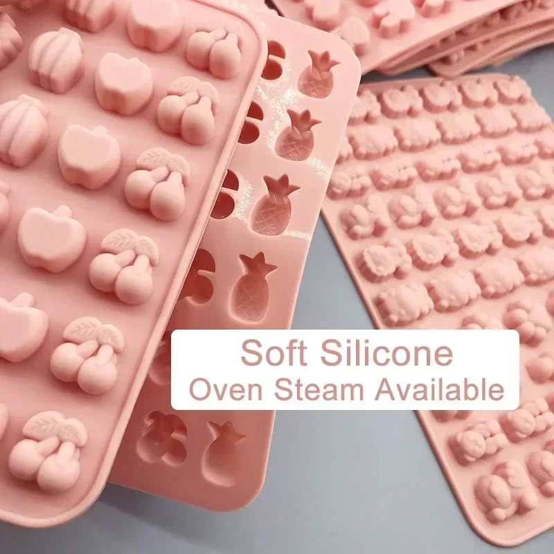

3D DIY Chocolate Candy Mould Silicone Molds Cake Baking Decorating Tools High Temperature Resistant Kitchen Accessories