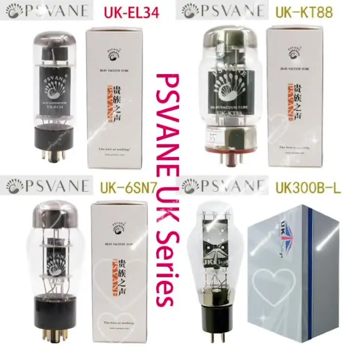 PSVANE UK EL34 6SN7 KT88 300B 真空電子管正確なペアリングオーディオ