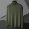 Men's Casual Slim Fit Basic Tops Long Sleeve Knitted Streetwear Lightweight Turtleneck Pullover Sweater Solid Color Sweater Men 4