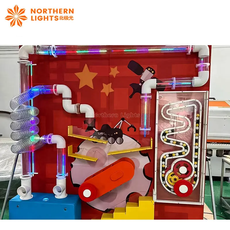 Kids Ball Wall Table Science museum Equipment for Kids Indoor Playground Equipment Playground Plastic Pvc Pipe Toys
