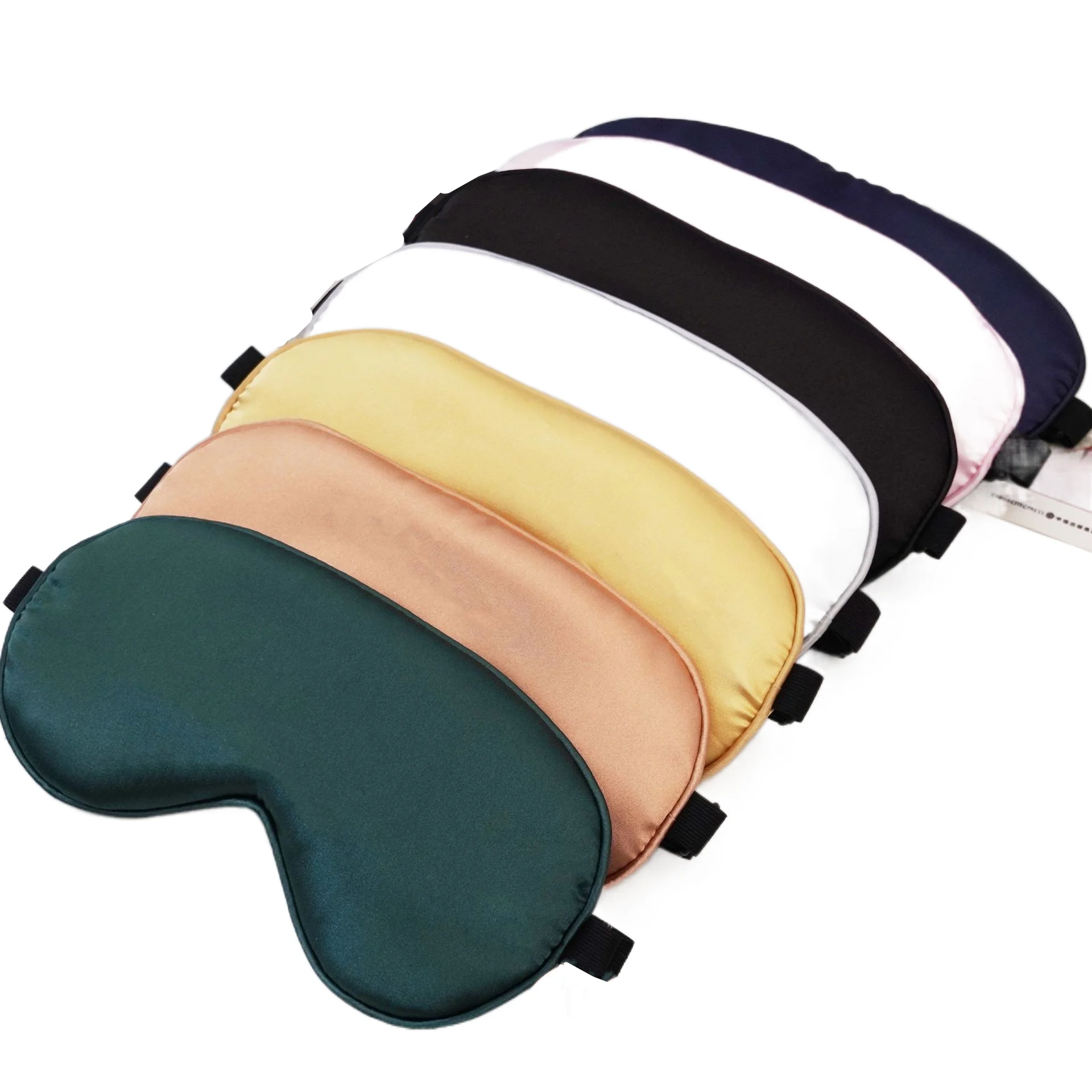 Maschera Per Dormire Silk Eye Dream Night Mask Cover Soft Relax Eyes Bandage Sleeping Blindfold Per Donna Uomo Night Nap Heath Relaxed Nap