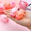1/3/6/10pcs Pink Cartoon Pig Decompression Venting Toys Stress Relief Toys Button Gift For Children Release Stress 4