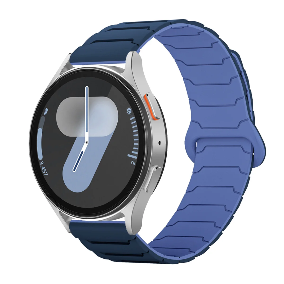 Sleek Magnetic Loop Band with Silicone Strap - 22mm/20mm