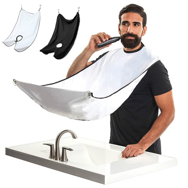Shaving Apron Male Shaving Apron Beard Catcher Care Apron for Shaved Hair Shaving Cloth with Suction Cup Man Clean