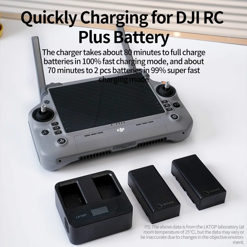 Chargeur intelligent DJI RC Plus WB37 - Charge rapide écran numérique