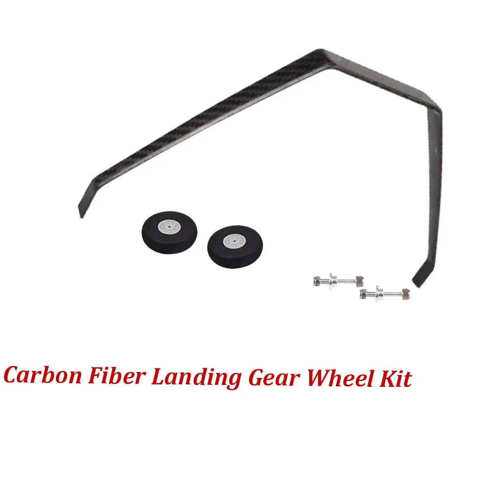 

New Fixed Aircraft Model Carbon Fiber Landing Gear Assembly 30E 50E 70E Carbon Fiber Landing Gear Wheel Bearing Set