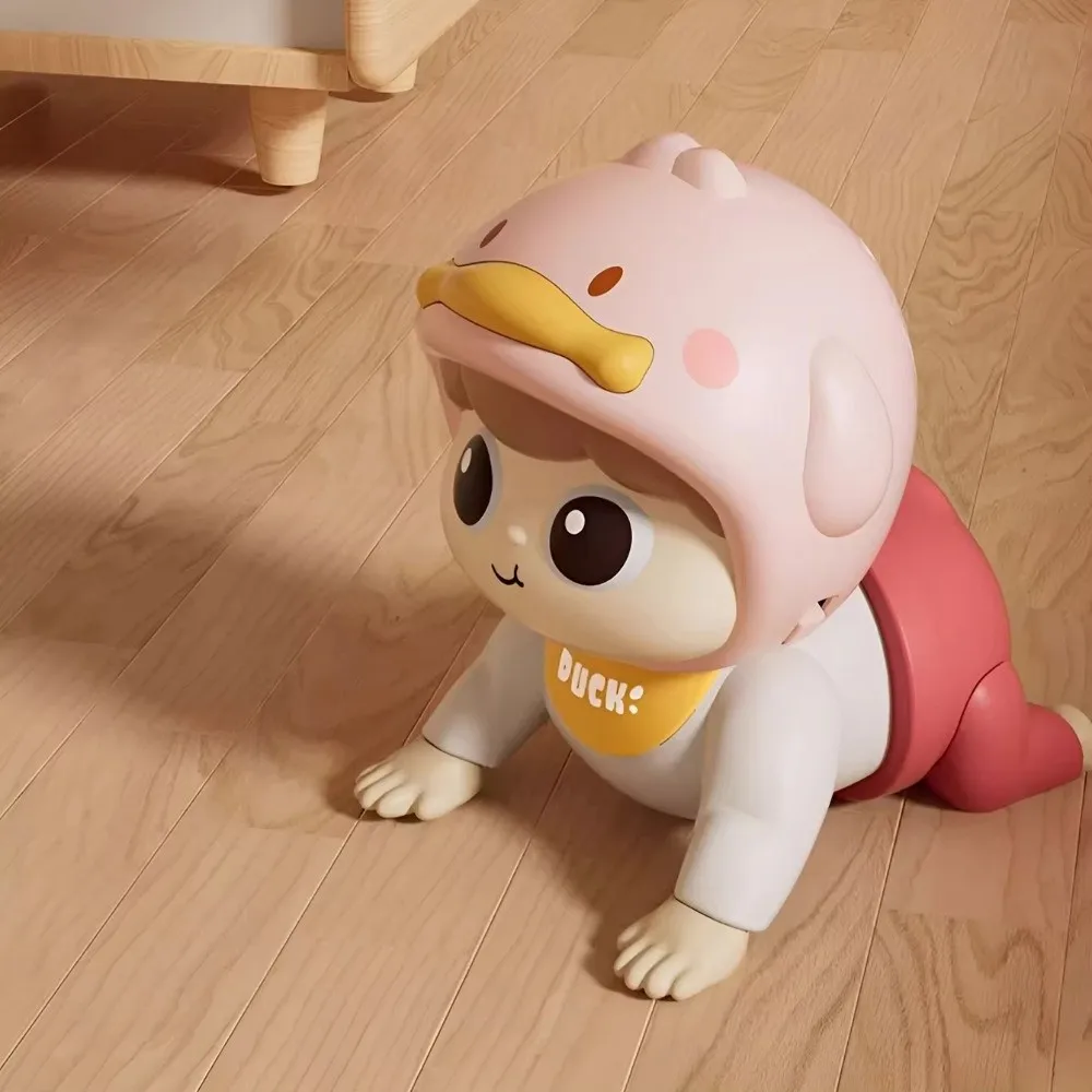 음악 크롤링 인형 장난감 조기 교육 전기 전원 음악  장난감 말하기 모드 전기 크롤링 장난감  훈련