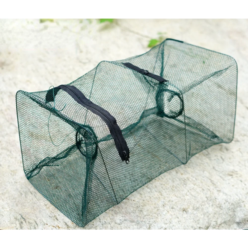 Portable Zipper Bait for Shrimp Crayfish Crab Baits Fishing Netting