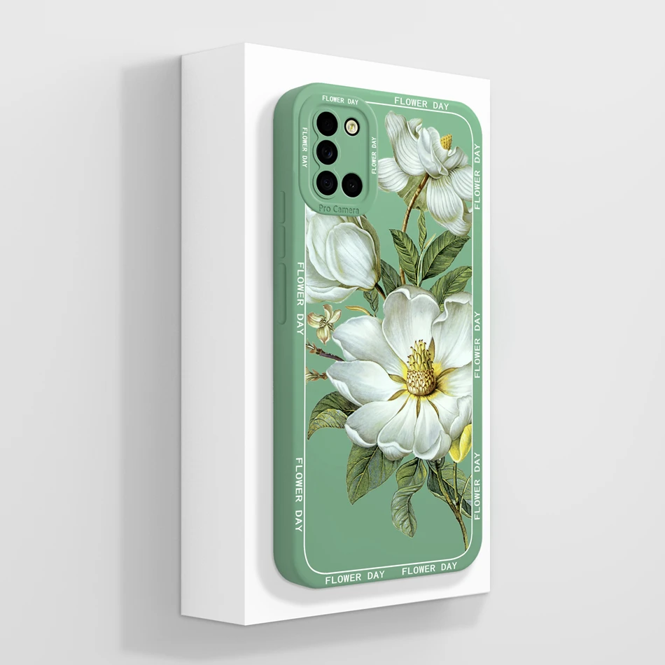 Aesthetic Soft Silicone Phone Case with Full Protection and Anti-Shock Design