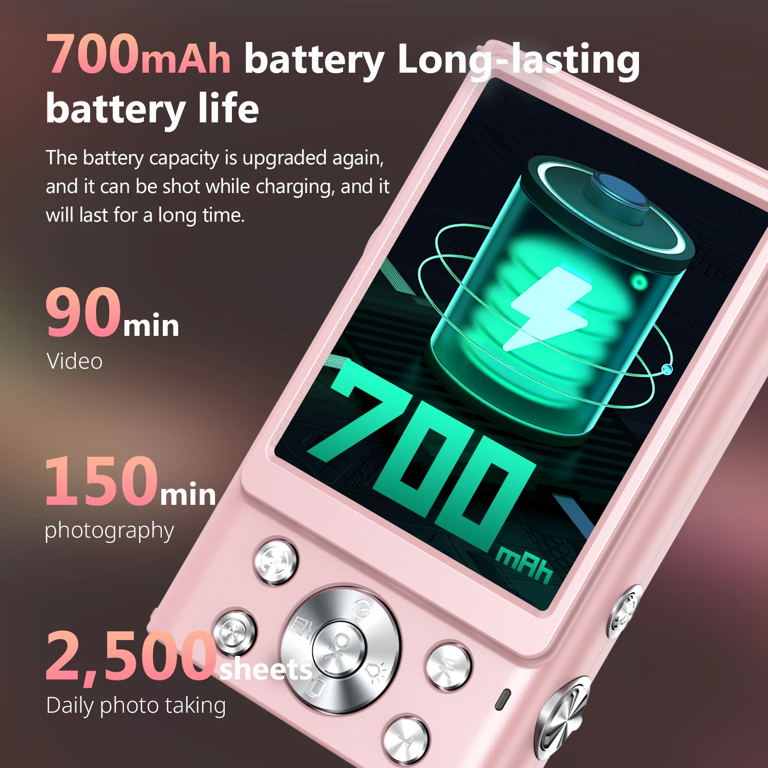 4K Vlogging Camera 3