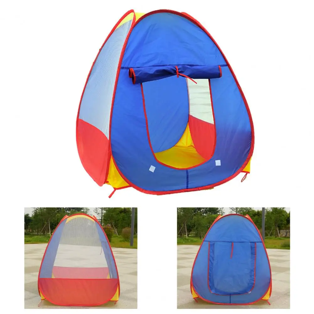 Children Indoor Tent Foldable Kids Castle Play Tent Toy for Girls Boys Indoor Outdoor Fun Gift with Mesh Windows Safe for Ages 3