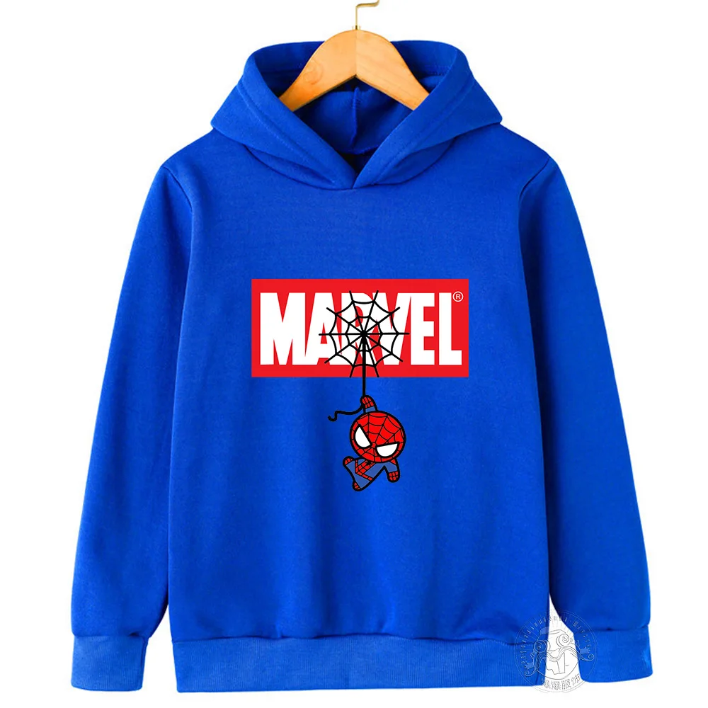 thumbnail image 1 of Sudadera con capucha de Spider-Man para niños, ropa para niñas, ropa de moda para bebés, camisetas deportivas cálidas de otoño, regalos para la temporada de regreso a clases de primavera, 1 of 5