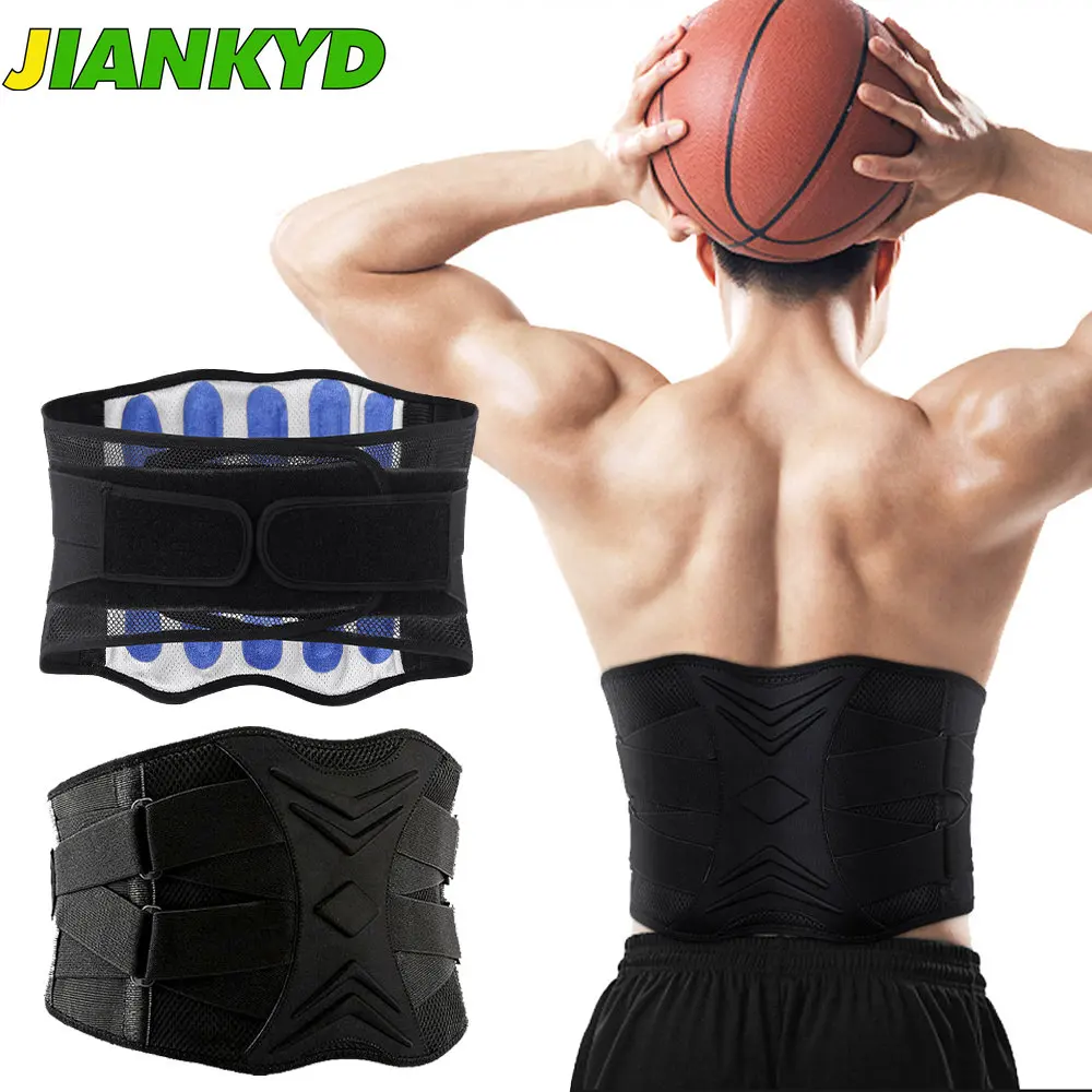 

JIANKYD 1Pcs Waist Support Belt Breathable Mesh Anti-skid Lumbar Brace for Men Women Waist Back Pain Relief, Sciatica Scoliosis