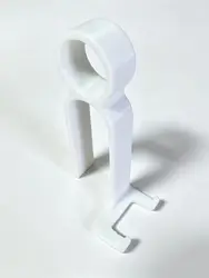 3D Printed Versatile Phone Stand, Portable Vertical Holder and Desktop Display Stand (WHITE)