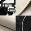 Brown Minimalist Living Room Oversized Carpet No Pattern Solid Color Bedroom Carpet Retro Dark Stain Resistant Home Rug Alfombra 6
