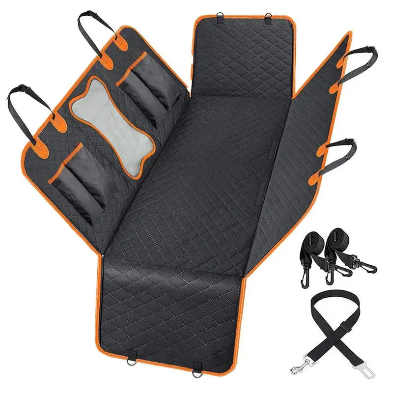 

Car Seat Cover Protector For Dogs Backseat Pet Protector Mat Versatile Design Pet Seat Protection Supplies For Trucks Cars SUVs