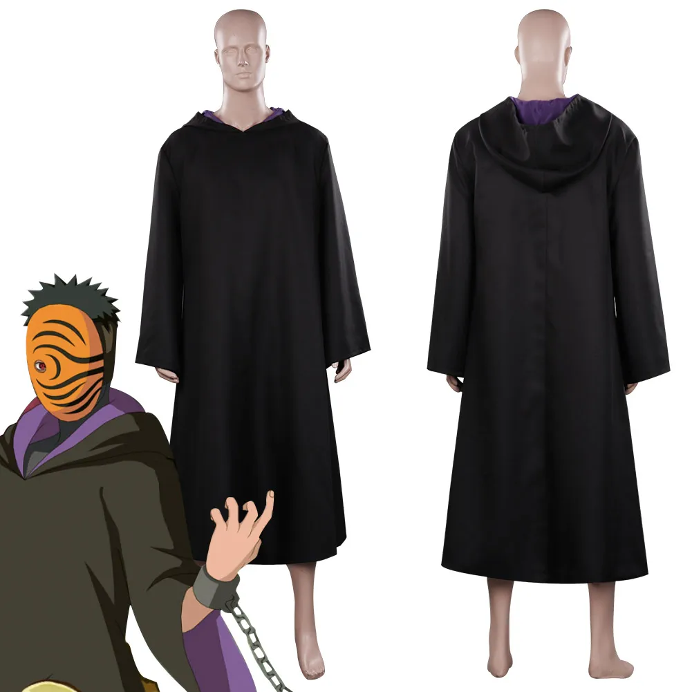 

Tobi Cosplay Costume Cloak Outfits Halloween Carnival Suit