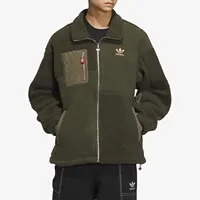 Adidas officiel authentique trois rayures printemps hommes sport fausse peau de mouton veste HY7286 1
