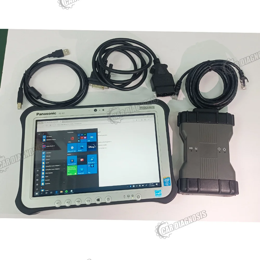 

MB star C4 C5 C6 FOR Panasonic FZ-G1 tablet installed software 2023.08 4g 8g SD Connect Compact 4 scanner Multiplexer`