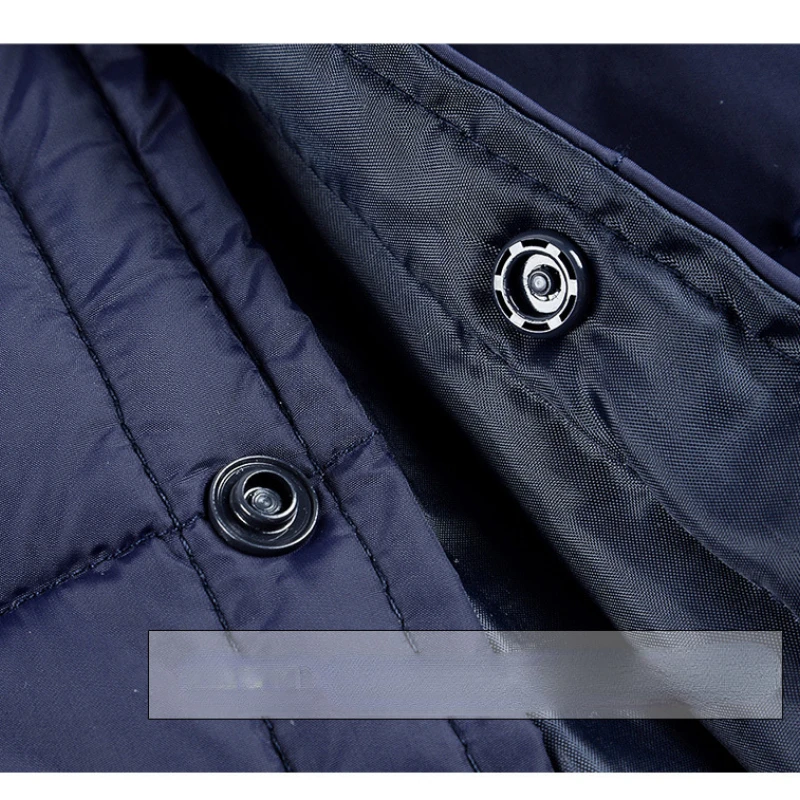 Winter New Down Jacket Liner Men Thickened Inside and Outside Wear Cold Waterproof White Duck Down Jacket Winter Coat