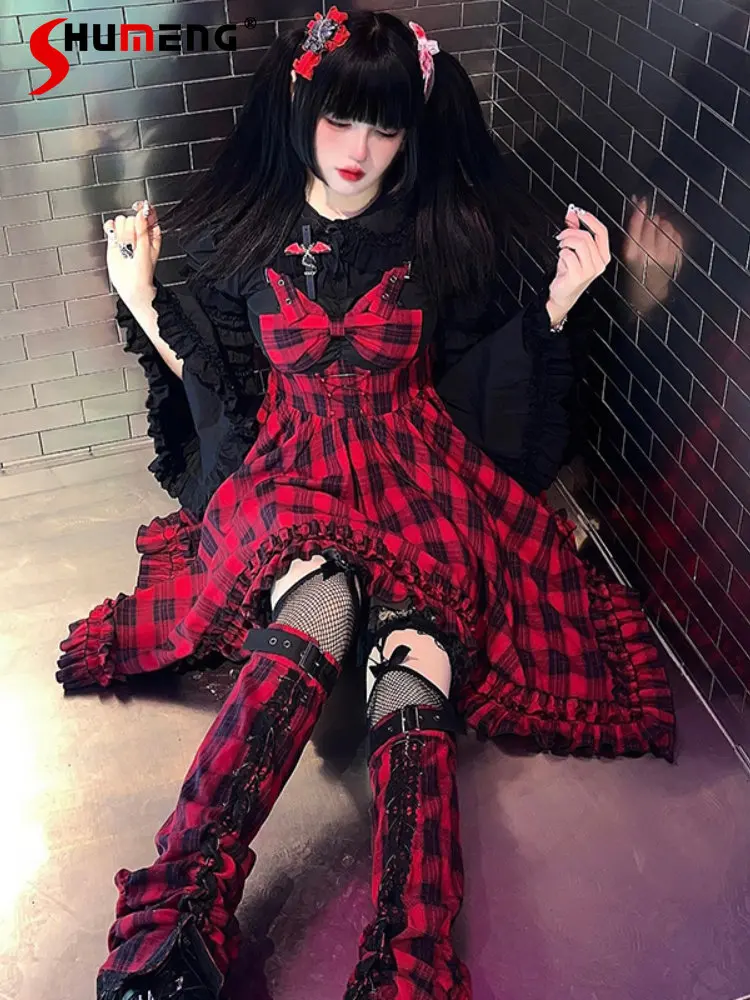 00s gothic punk lolita fur jacket y2k Original Punk Lolita