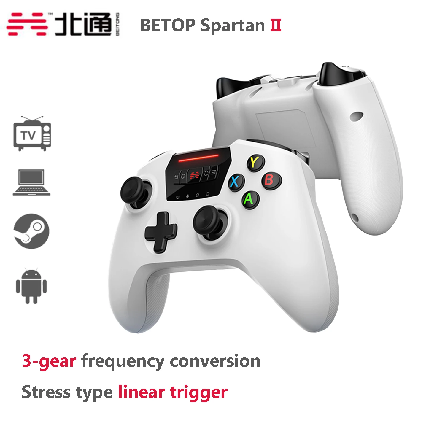 Originale Betop Gamepad Spartan 2 Controller Di Gioco Usb 2.4G Wireless Gamepad Controller Di Gioco Joystick Di Gioco Per Pc Steam Android Tv