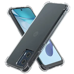 Enhanced Shockproof Airbag TPU Protective Phone Case for Moto G Pure (Clear)