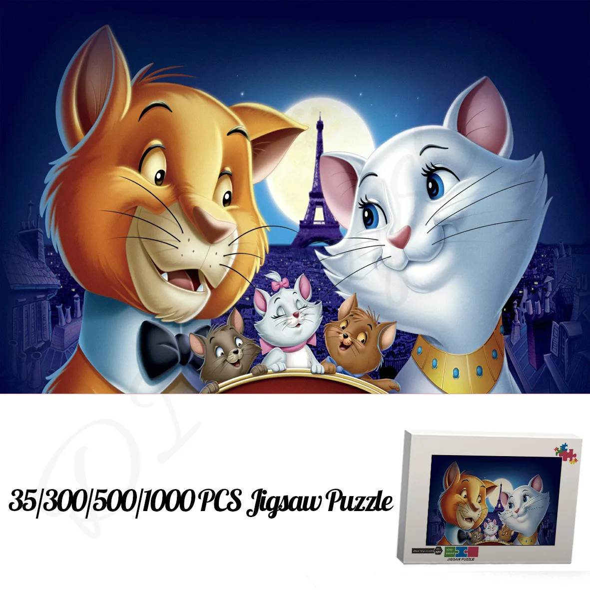 

Пазлы из мультфильма Disney 35, 300, 500, 1000, веселые игрушки