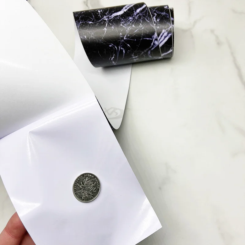 Self Adhesive Wall Skirting Border Sticker Waterproof Wallpaper Bathroom Office Glass Waist Line Tile Floor Sticker Home Decor