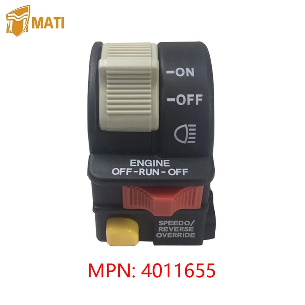 Sostituzione Interruttore Manubrio Sinistro 4011655 Per Polaris Scrambler 500 Hawkeye Sportsman 300 400 850 1000 Trail Blazer Boss 250 330