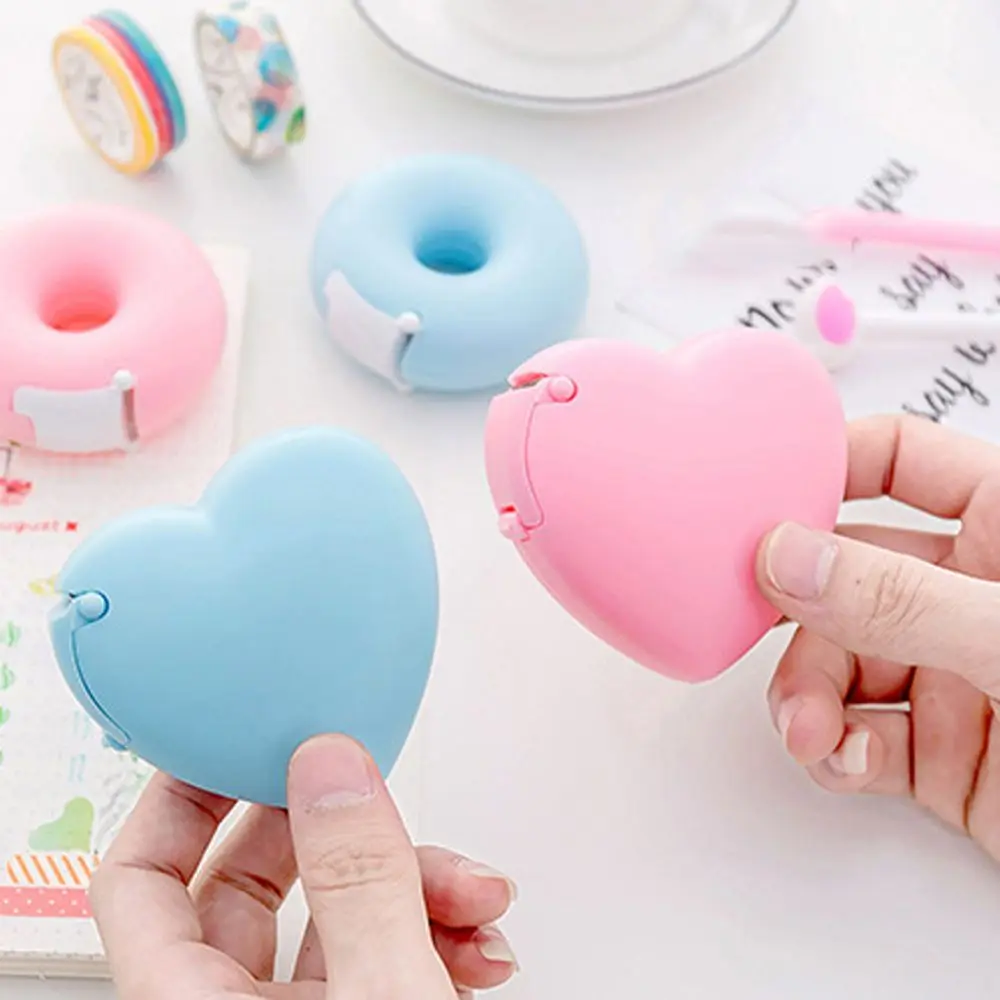 

Donut Shape Love Heart Cosmetic Tools Easy Tear Eyelash Extension Tape Cutter Grafting Eyelash Tape Cutter Adhesive Tape Holder