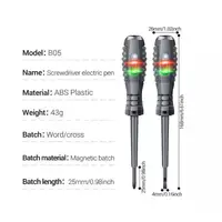 Portable Handheld Voltage Tester Pen Electric Screwdriver Test Pencil Zero Line Induction Power Detector Voltmeter Tester Tools 2