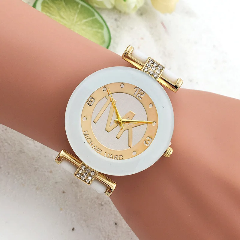 Womens Watch Brand TVK Watch for Women Gift Silica Gel Quartz