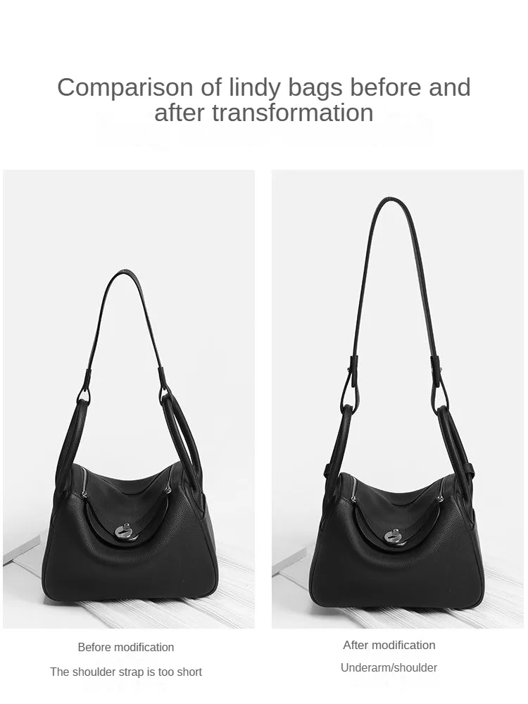 Rose ONLINE For Lindy26 Shoulder Strap Makeover Mini Replacement Bag Strap Accessories Leather Shoulder Strap