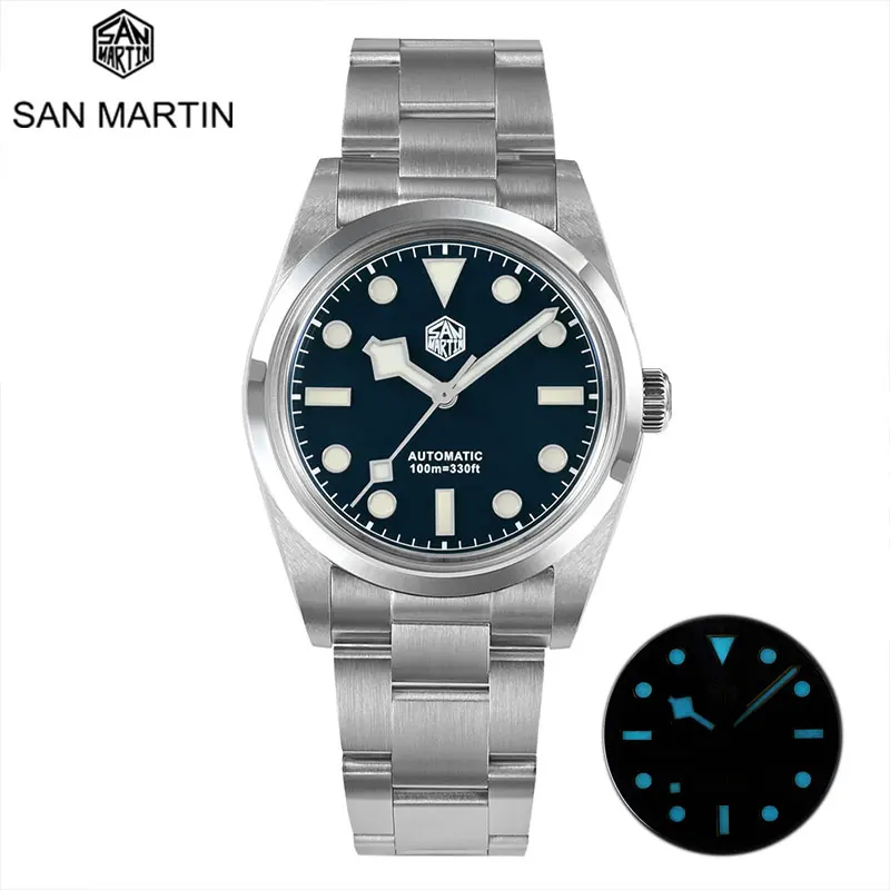 

San Martin Vintage 36mm BB36 Explore Climbing Series Luxury Men Watch Sapphire Automatic Mechanical Sport Watches 10Bar Relogio