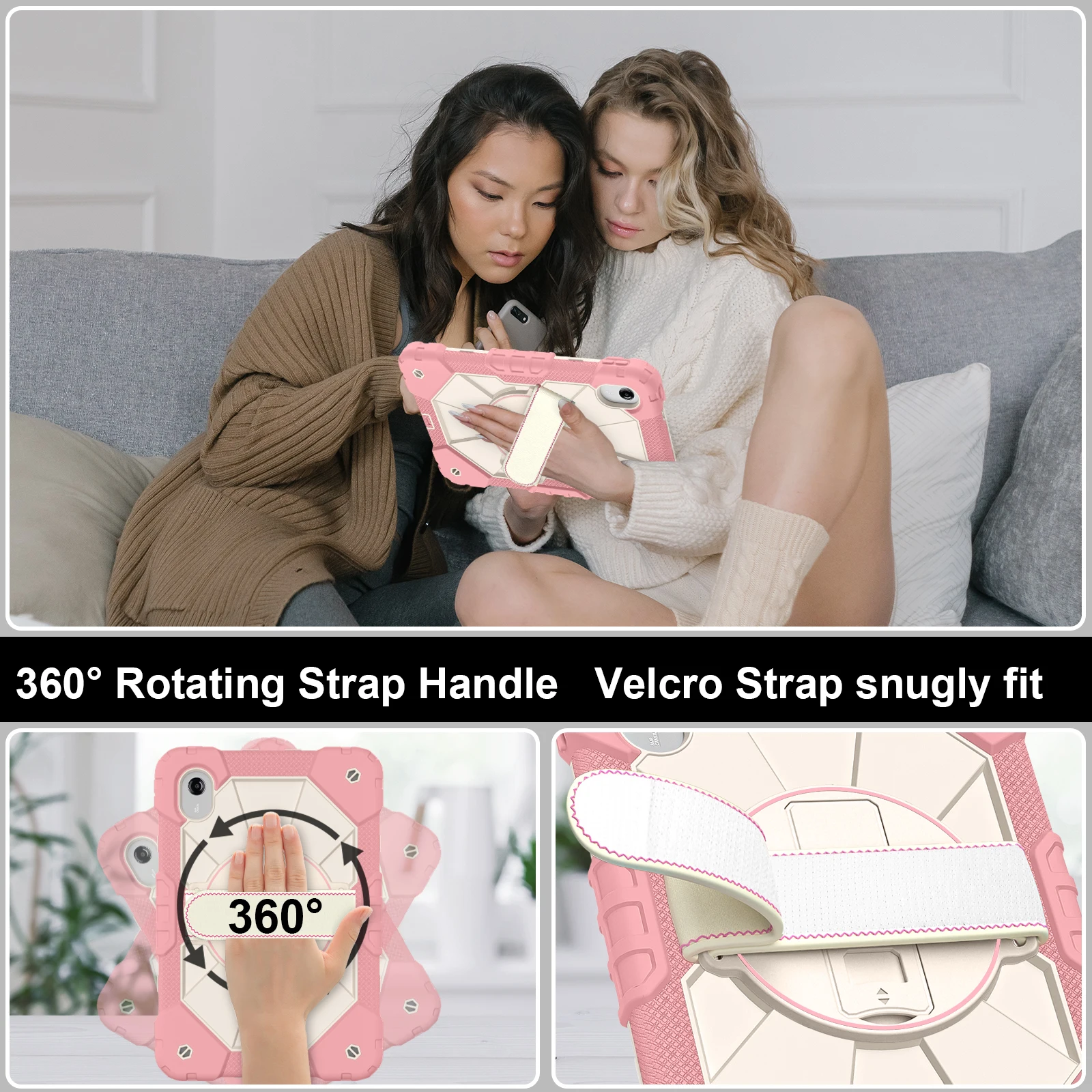 Rugged Rotating Case For Lenovo Tab M11 And Xiaoxin Pad 2024_voghion.com
