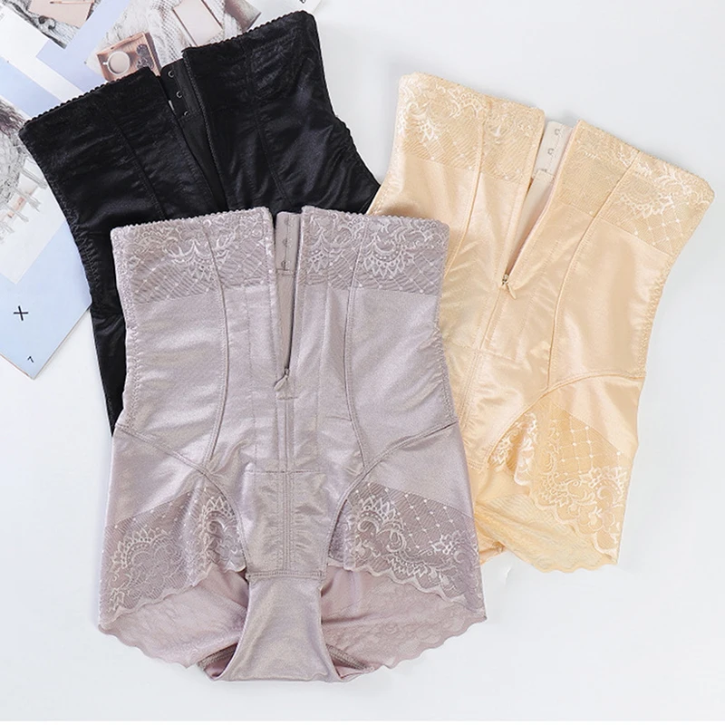 Shapewear Workout Pants Women High Waisted Belly Tightening Pant Shaping Waist Body Shaping Pants Lace Edge Postpartum Belly Tightening Buttocks Lifting