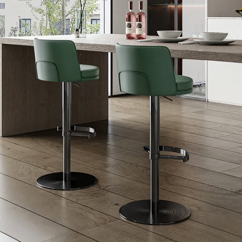 

Metal Adjustable Nordic Bar Chairs Office Swivel Modern Dining Counter Stool Bar Chairs High Design Sillas Bar Furniture MR50BC