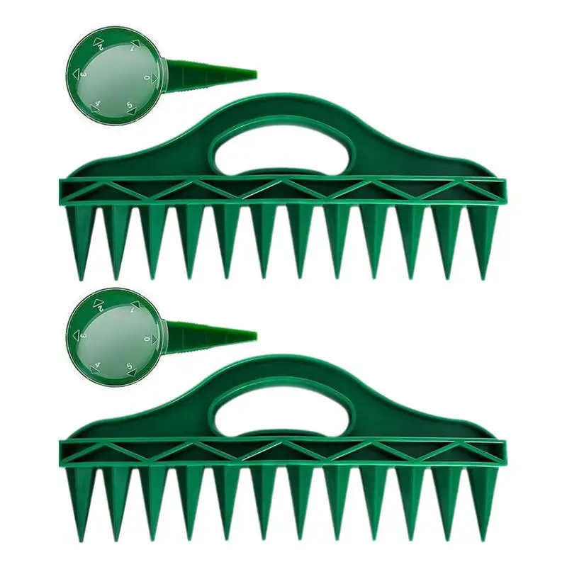 

Seeder Planter Tool Seed Punch Quick Soil Punch Gardening Seed Spacing Tool Planter Hole Puncher Garden Tool Perforator Seeder