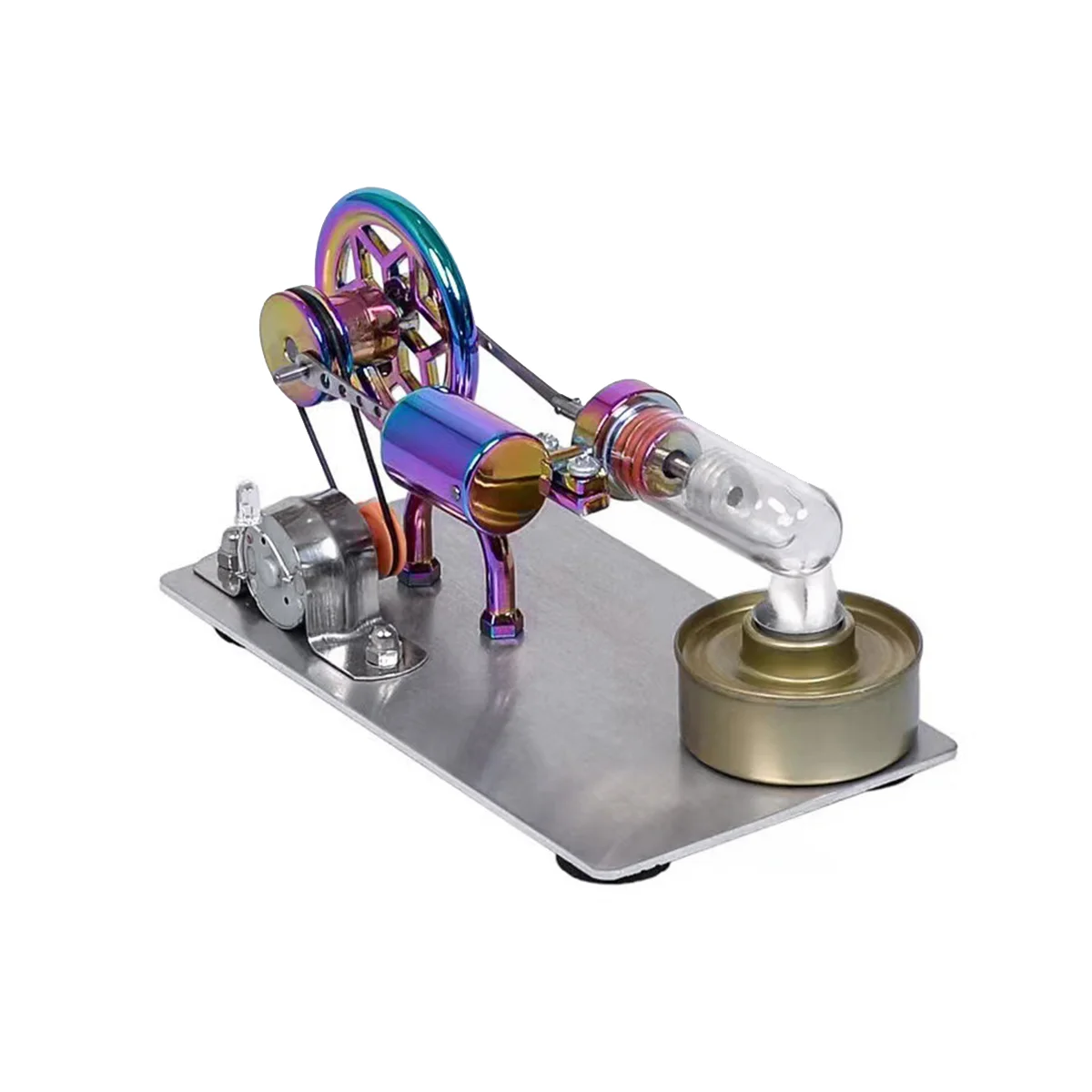 

Модель двигателя с горячим воздухом, генератор двигателя, эксперимент по физике, научная игрушка, развивающая научная игрушка, разные цвета