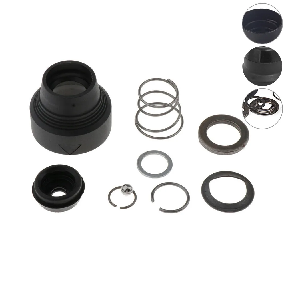 

For Bosch GBH2-20/2-24/2-26 Drill Chuck Cover Impact Drill Collet Black Chuck Nose Bit Metal Rubber Spare Parts