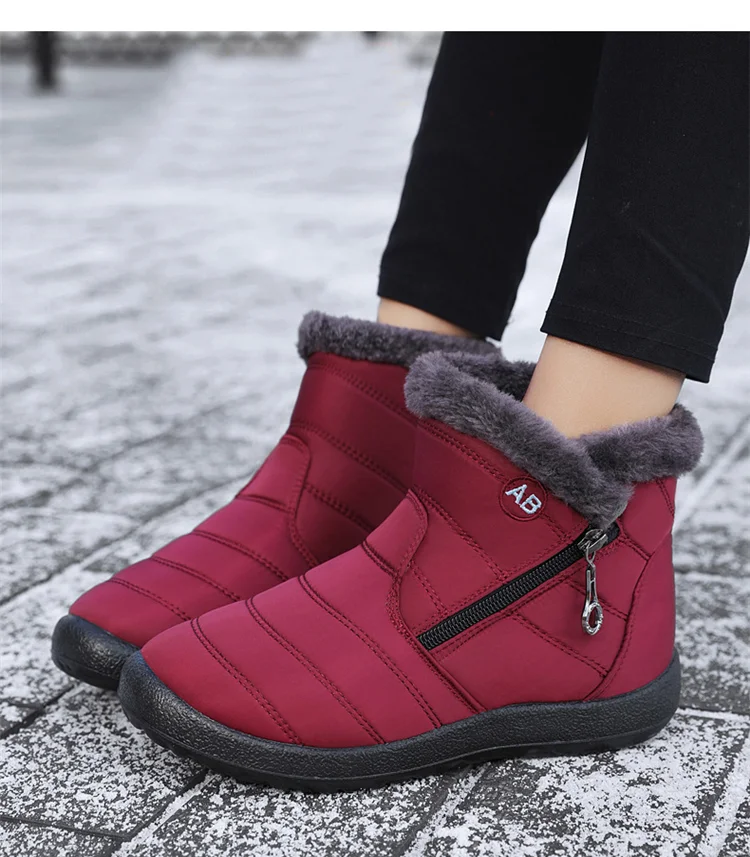 Tanie Buty damskie śnieg utrzymuj ciepłe buty damskie wodoodporne sklep