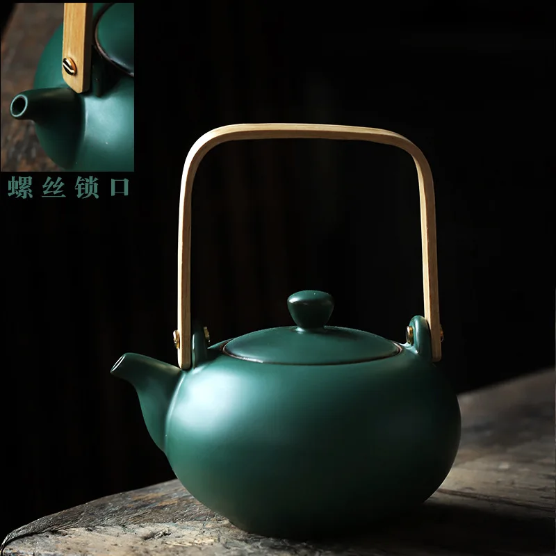 Glass Loop-Handled Teapot Electric Ceramic Stove Cooking Teapot Heating  Kettle Household Clay Pot Tea Set Tea Cooker - AliExpress