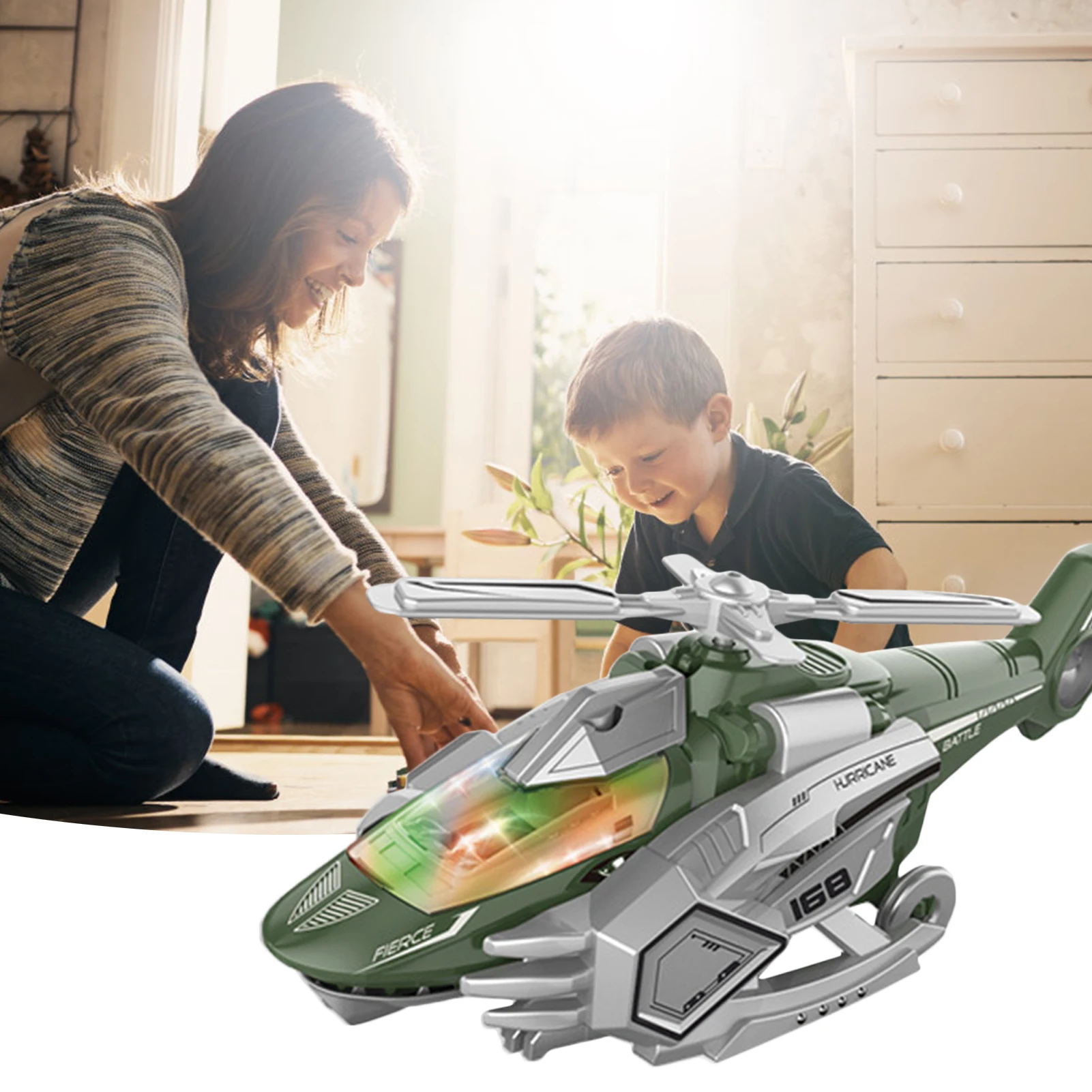 Dinosauro trasformato auto giocattolo elettrica generale Robot con ruote  Refitting auto Jet aereo giocattoli regalo per bambini con suono luminoso a  LED - AliExpress