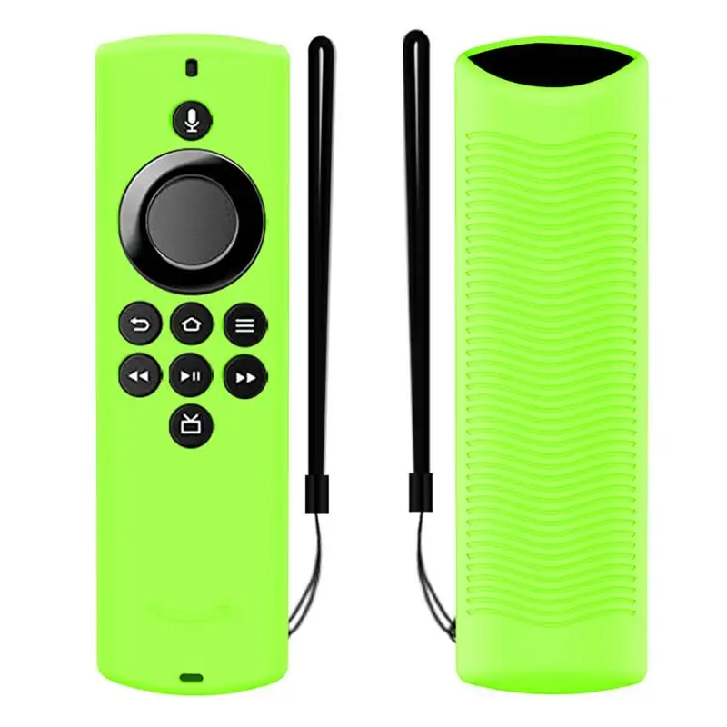 Silicone Case for Amazon Alexa Voice Remote Lite/Fire TV Remote Control Shockproof Anti-Slip Replacement Protective Cover Case for Silicone Remote Case Silicone Remote Cover Silicone Remote Sleeve Remote Controller Cover Silicone Case Protector