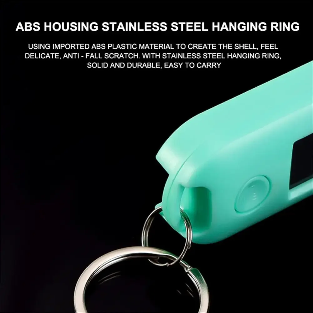 Mini Portable Digital Watch for Students Exam-Ready Quiet Design Library Friendly Pocket Watch Keychain Buckle