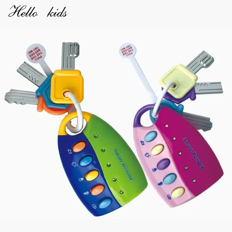 Baby Toy Musical Car Key Vocal Smart Remote Car Voices Pretend Play Educational Toys For Children Baby Music Toys 4