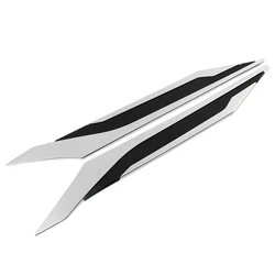 Enhanced Car Leaf Board Shark Gills Trim Stickers (Carbon Fiber)