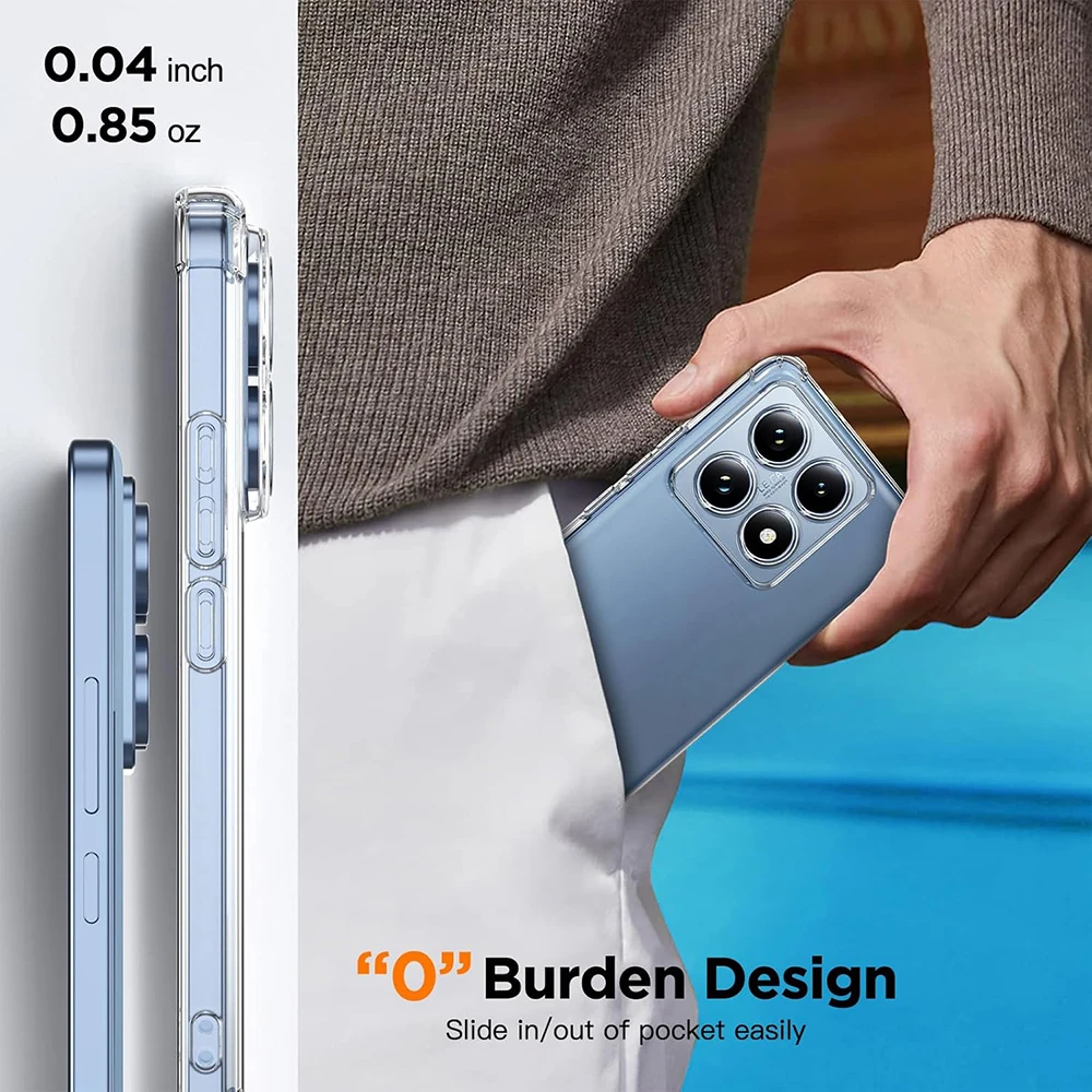 Shockproof Transparent Soft Luxury Phone Case Cover